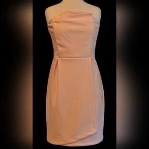 NWT Fab'rik size L peach dress